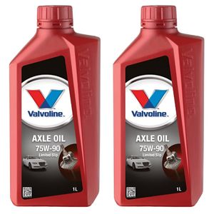 روغن گیربکس دستی و دیفرانسیل ولوولین مدل axle oil حجم 1 لیتر مجموعه 2 عددی